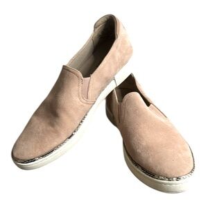 Naturalizer Dusty Rose Suede Slip-On Sneakers Jade Women’s size 8.5